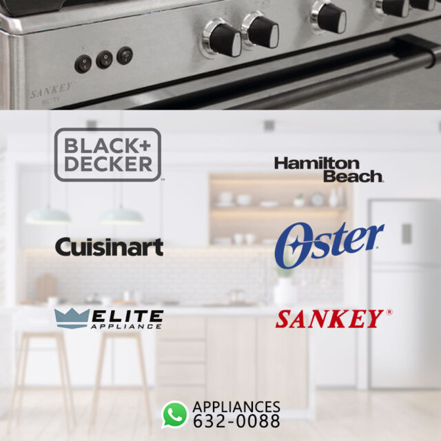Benny's Appliances Black+Decker, Elite Appliance, Oster, and Sankey
