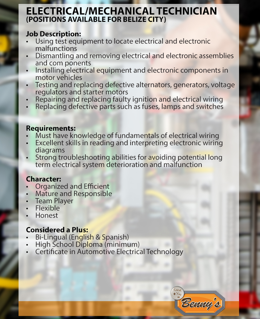 Web Jobs Ad 2022_ELECTRICAL_MECHANICAL_TECHNICIAN