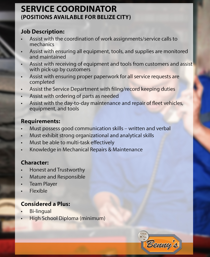 Web Jobs Ad 2022_Service_Coordinator